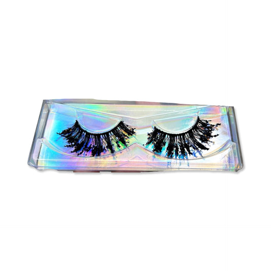 Midn’eye’t - Black Eco-Glitter Fantasy Festival Fake Eyelashes