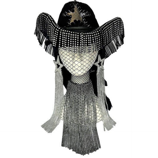 Rhinestone Cowgirl - Glam Rock Cowgirl Costume Set (3 pieces)