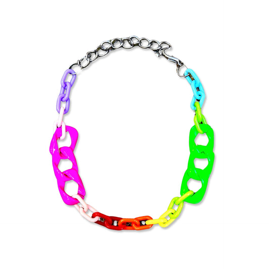 Pride Chain - Rainbow Fantasy Festival Chain Necklace